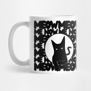 Meow - Me Now - Peeking Mug